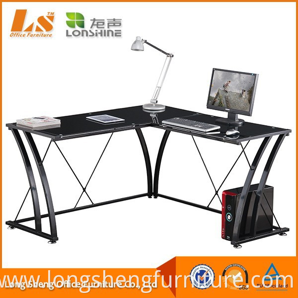 Factory Price Wooden Computer Table With Cabinet